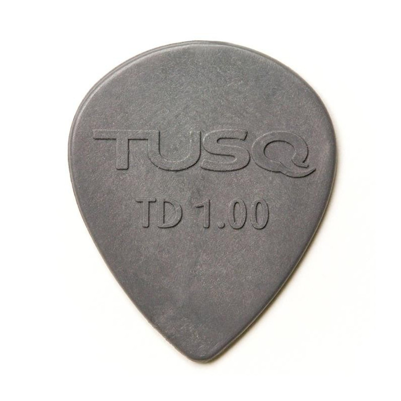 TUSQ Tear Drop Picks 1.40 mm Vintage White 6 pcs