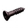 GT LW 4004 01 - Screw Phil Flat Black Alloy 4 x - 1/2 string tree screw long