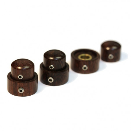 GT PW 1022 00 - Rosewood stacked knobs Set of 3