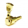 Ratio Locking Machine Heads PRL-8341-G0 - Electric, 3+3, Vintage Button, 2-Pin - Gold