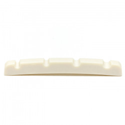 NuBone LC-1204-10 - Fender P-Bass 4-String Nut, Curved Bottom, Slotted - Luthier's Pack, 10 pcs.