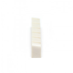 NuBone LC-6220-10 - Classical Guitar Nut, Flat, Slotted, 2 long  - Luthier's Pack, 10 pcs.